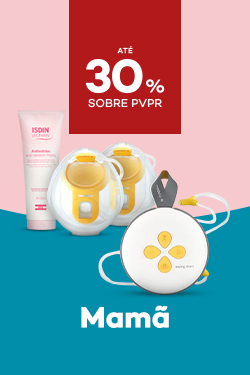 Produtos para Mamãs com destaque promocional de até 30% sobre preço de Venda ao Público Recomendado
